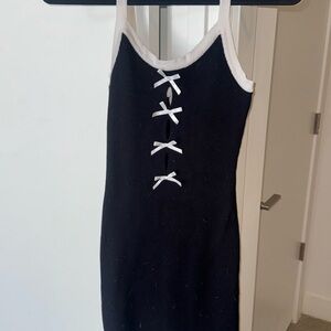 Tilly’s Black & White Bow Dress